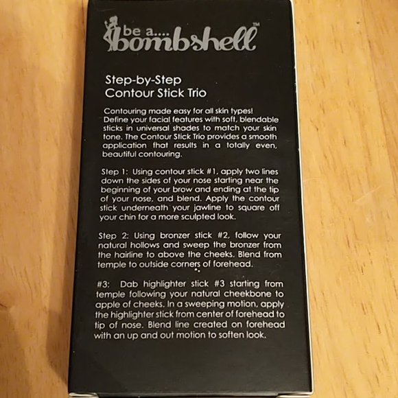 3/$15 Be A Bombshell Contour Stick Trio - Picture 2 of 3